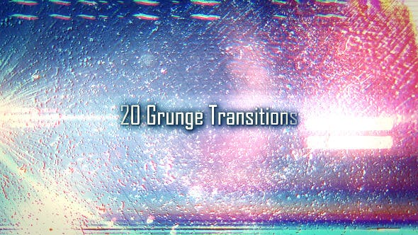 20 Grunge Transitions - 8242714 Videohive Download