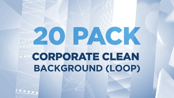 20 PACK Corporate Clean Background (Loop) - Download Videohive 22721787