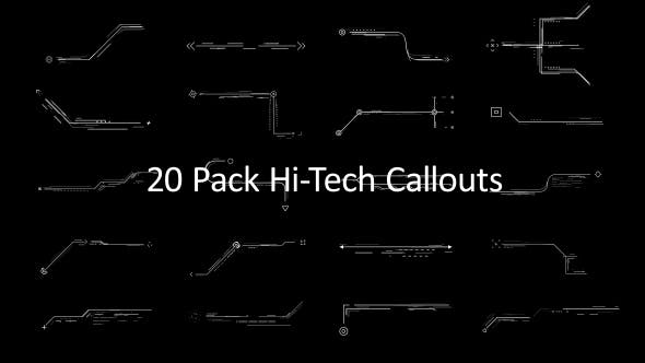 20 Pack Hi Tech Callouts - 17867078 Download Videohive