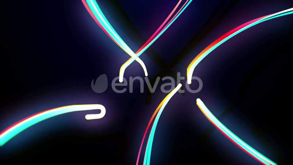 2020 Multicolored Neon Numerals Happy New Year Videohive 25319341 Motion Graphics Image 2