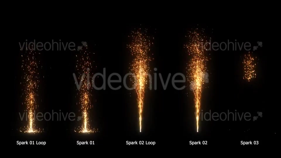 23 Sparks 4K Videohive 21377606 Motion Graphics Image 3