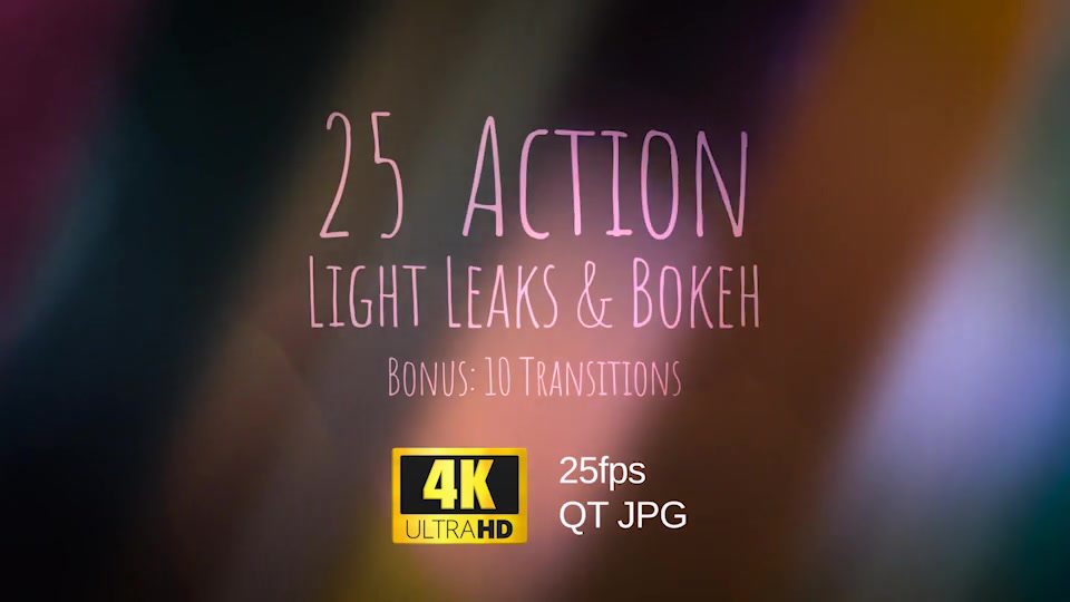 25 4K Action Light Leaks and Bokeh Videohive 21357857 Motion Graphics Image 13