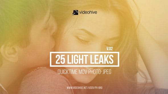 25 Light Leaks Pack | v.2 - Videohive 20682874 Download