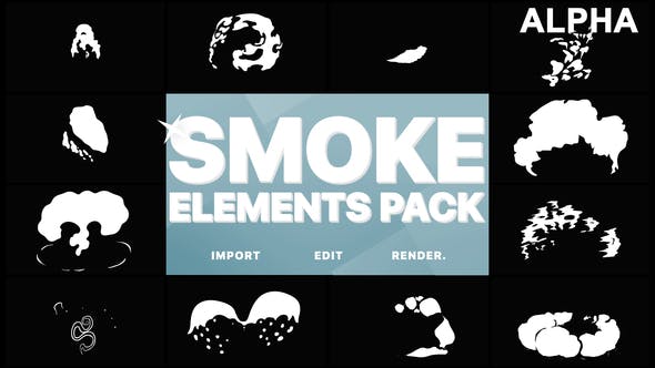 2D FX Smoke Elements | Motion Graphics Pack - Download 22721136 Videohive