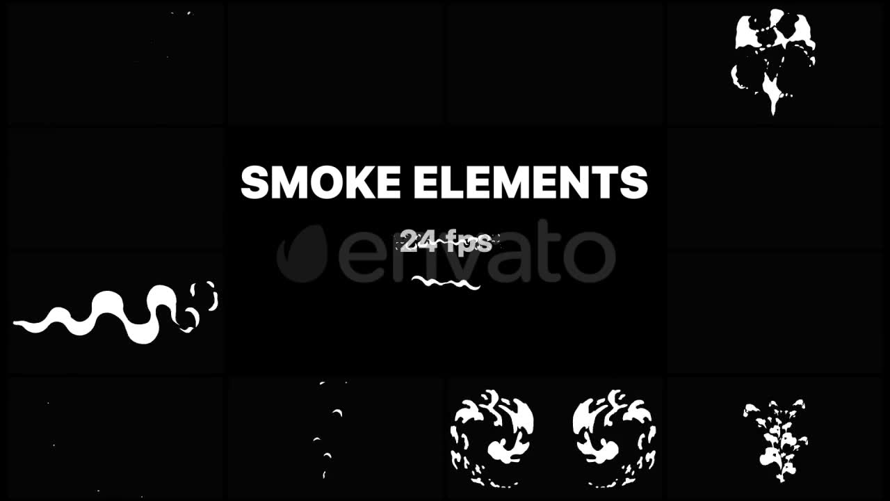 2D FX Smoke Elements | Motion Graphics Pack Videohive 21795575 Motion Graphics Image 2