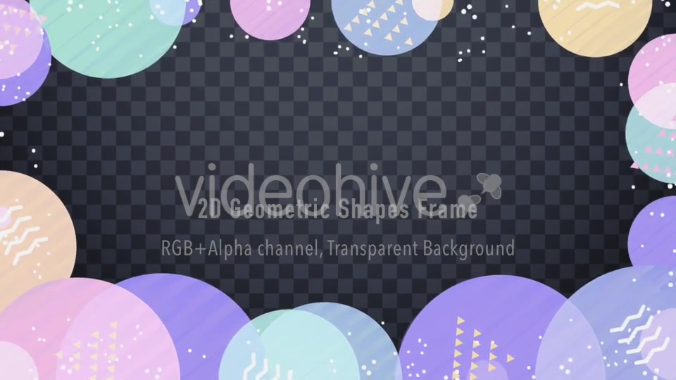 2D Geometric Shapes Frame Videohive 20531780 Motion Graphics Image 3