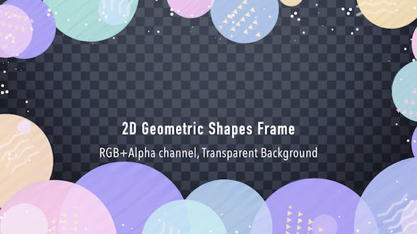 2D Geometric Shapes Frame - 20531780 Videohive Download
