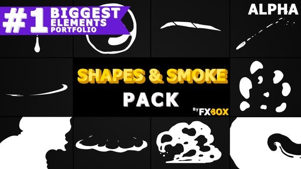 2D Shapes And Smoke | Motion Graphics Pack - Download 24051098 Videohive