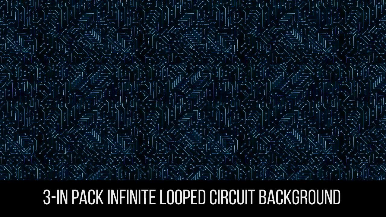 3 in Pack Infinite Looped Circuit Background Videohive 16710700 Motion Graphics Image 2