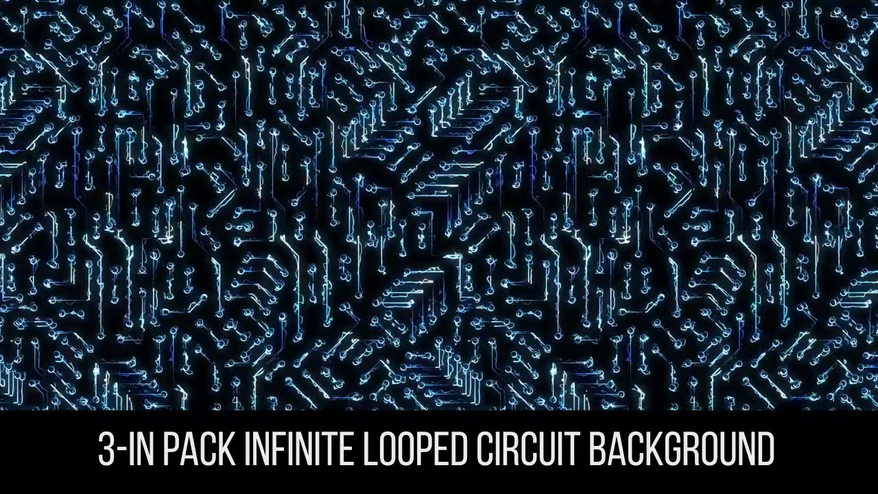 3 in Pack Infinite Looped Circuit Background Videohive 16710700 Motion Graphics Image 4