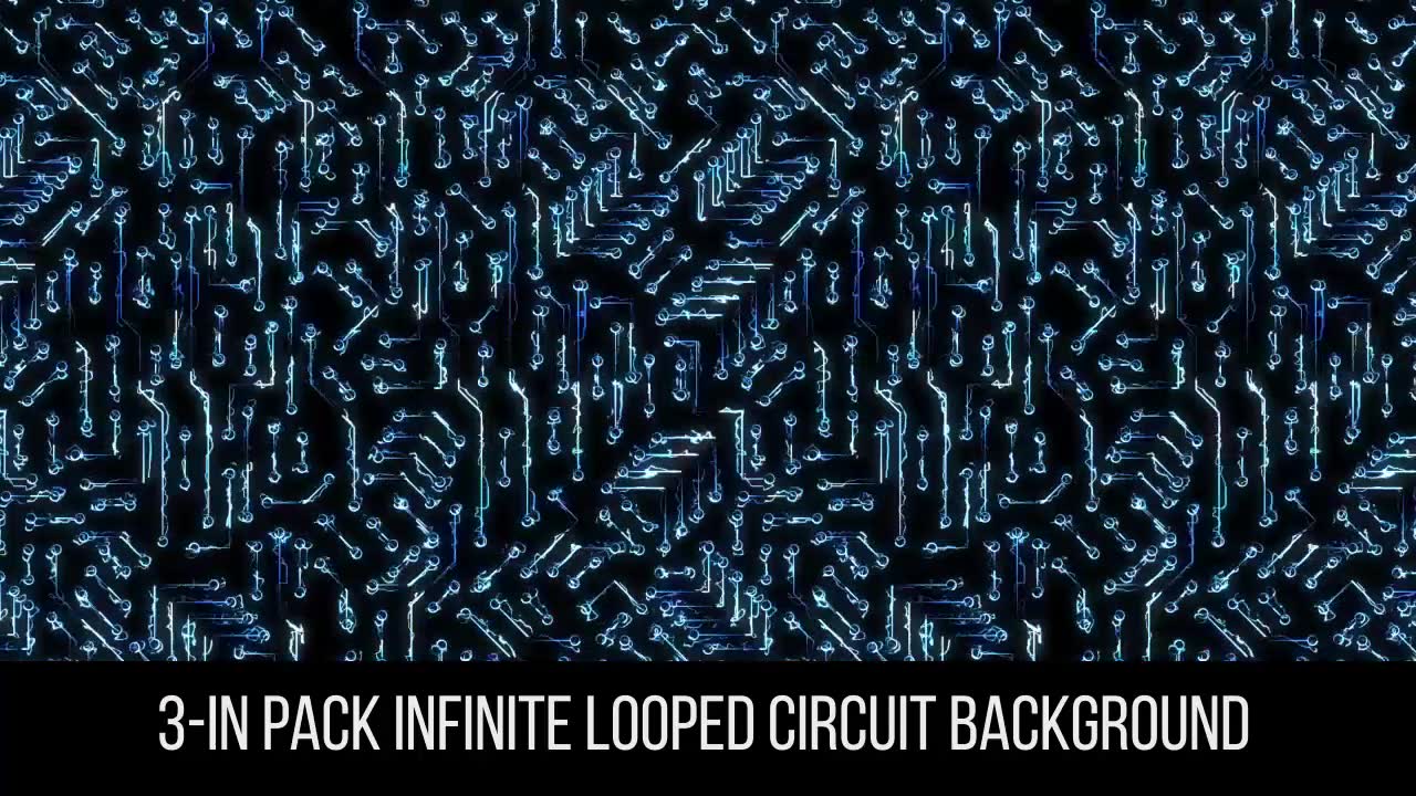 3 in Pack Infinite Looped Circuit Background Videohive 16710700 Motion Graphics Image 5