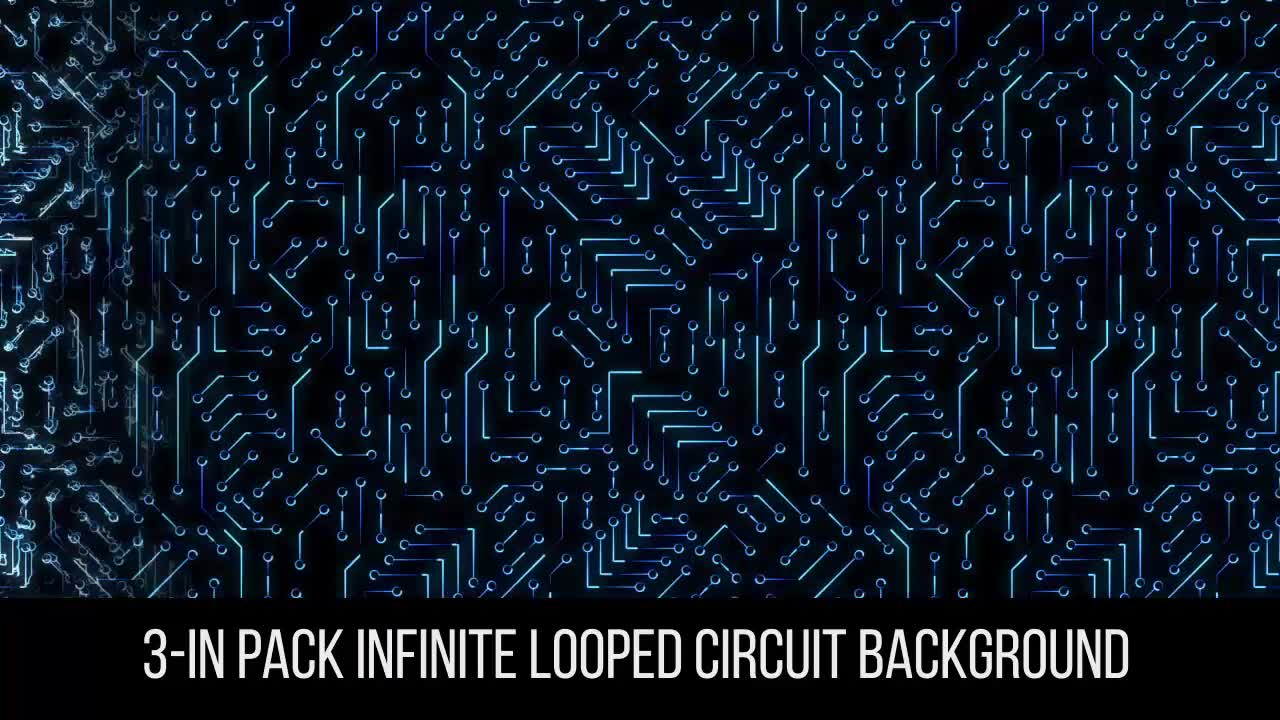3 in Pack Infinite Looped Circuit Background Videohive 16710700 Motion Graphics Image 6
