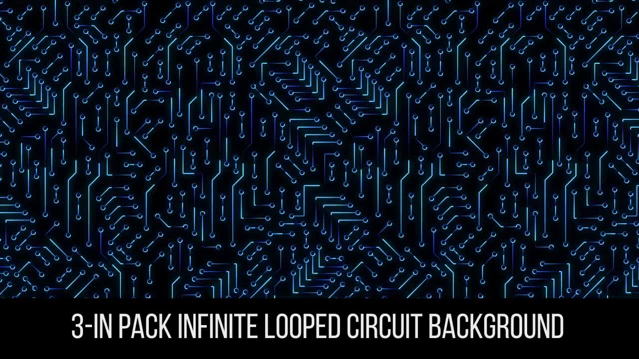 3 in Pack Infinite Looped Circuit Background Videohive 16710700 Motion Graphics Image 7