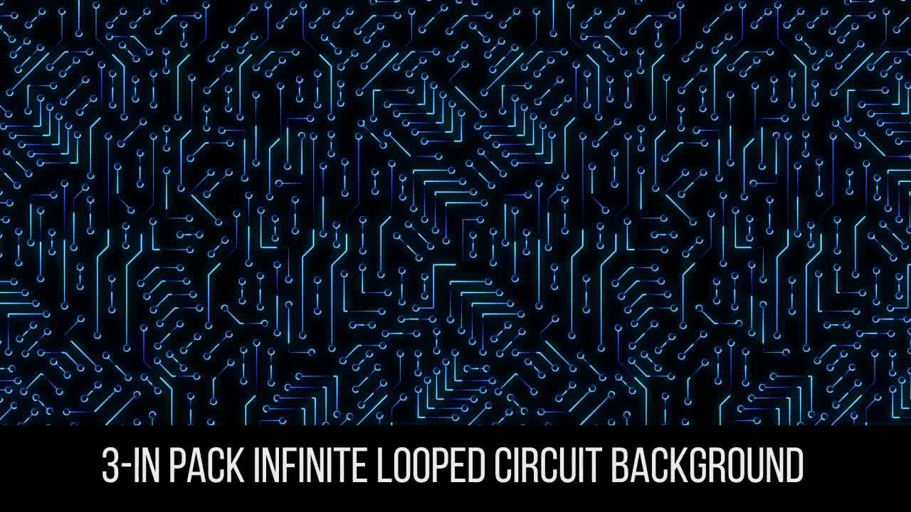 3 in Pack Infinite Looped Circuit Background Videohive 16710700 Motion Graphics Image 8