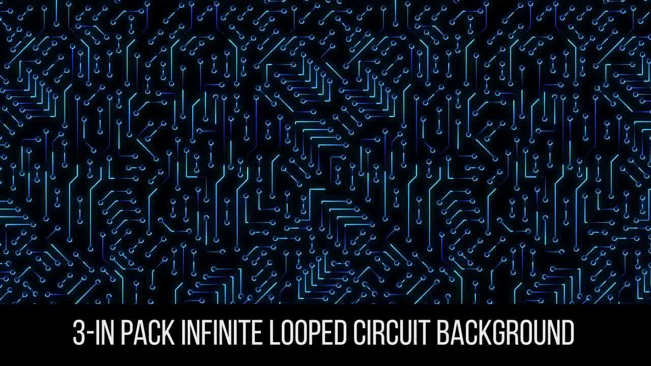 3 in Pack Infinite Looped Circuit Background Videohive 16710700 Motion Graphics Image 9