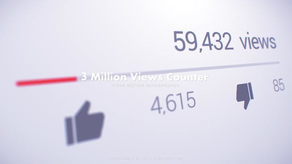 3 Million Views Counter - Videohive Download 21370127