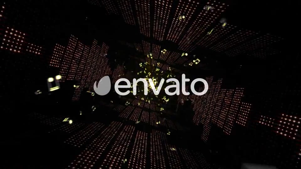 3 Music Waves Tunnel (3 Videos) Videohive 22094512 Motion Graphics Image 5