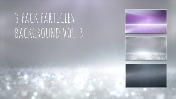 3 Pack Particles Backgrounds Vol.3 - 21842393 Videohive Download