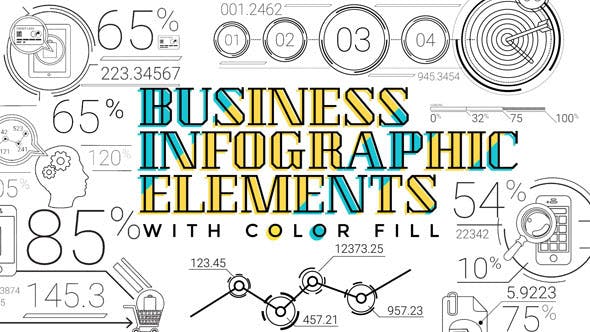 30 Line Infographic Elements - 18899770 Download Videohive