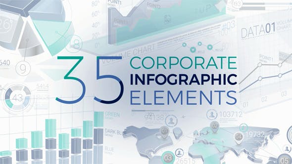 35 Corporate Infographic Elements - Download 20255438 Videohive