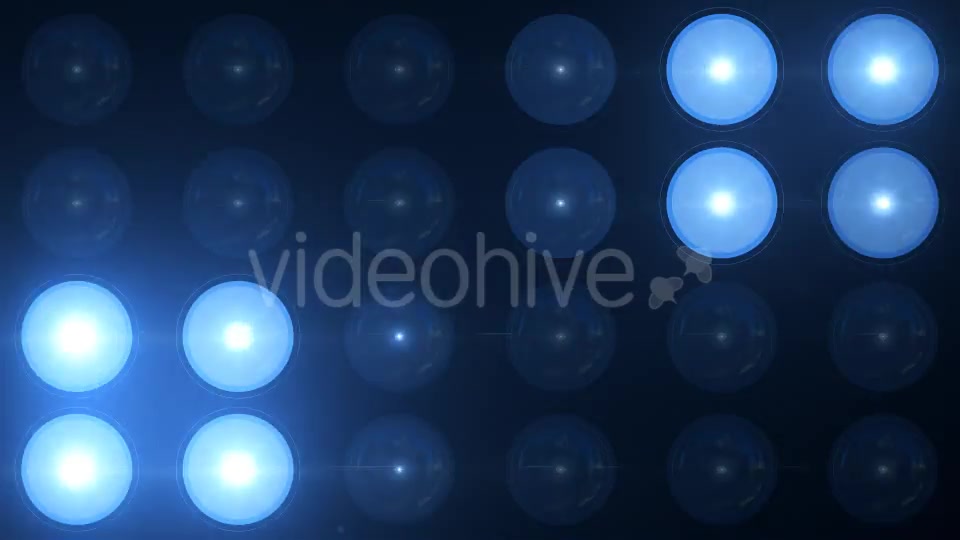 35 Flashlights Patterns Kit Blue Videohive 19203222 Motion Graphics Image 3