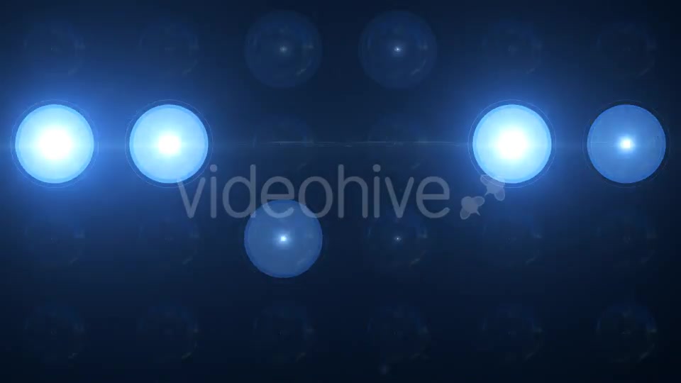 35 Flashlights Patterns Kit Blue Videohive 19203222 Motion Graphics Image 7
