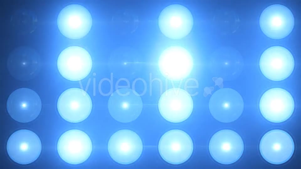 35 Flashlights Patterns Kit Blue Videohive 19203222 Motion Graphics Image 8