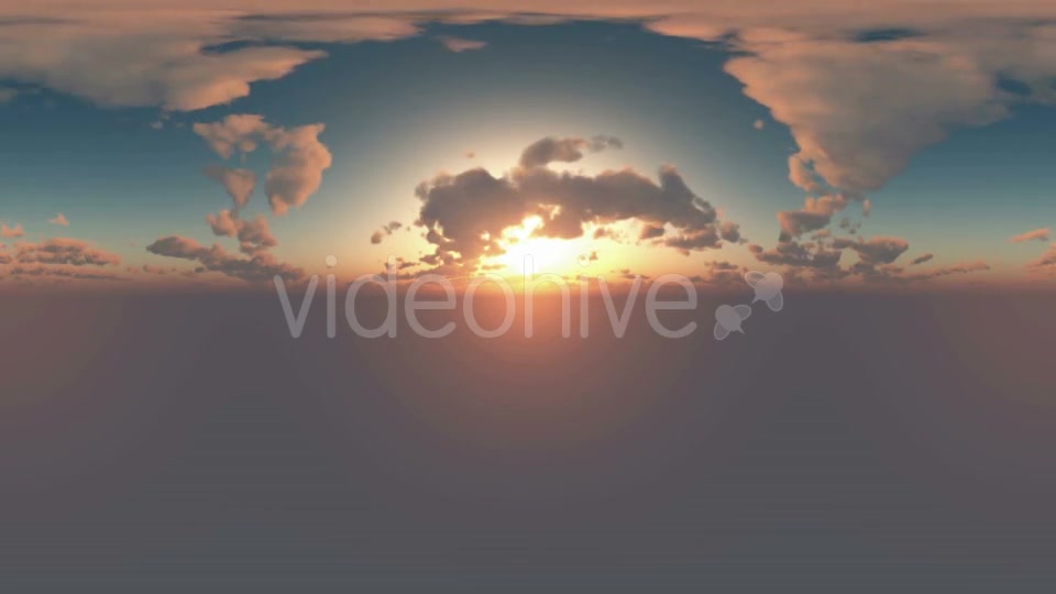 360 Degree Panoramic Sky And Clouds At Sunset Videohive 17768887 Motion Graphics Image 10