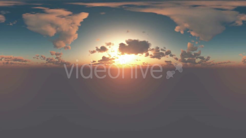 360 Degree Panoramic Sky And Clouds At Sunset Videohive 17768887 Motion Graphics Image 6