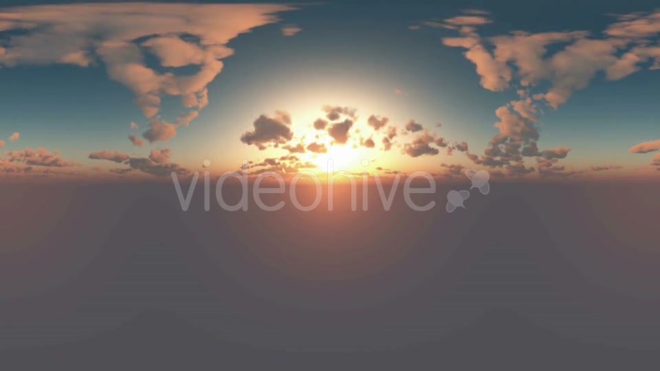360 Degree Panoramic Sky And Clouds At Sunset Videohive 17768887 Motion Graphics Image 8