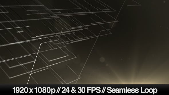 3D Abstract Wireframe Lines Looping Background - Download Videohive 4394477