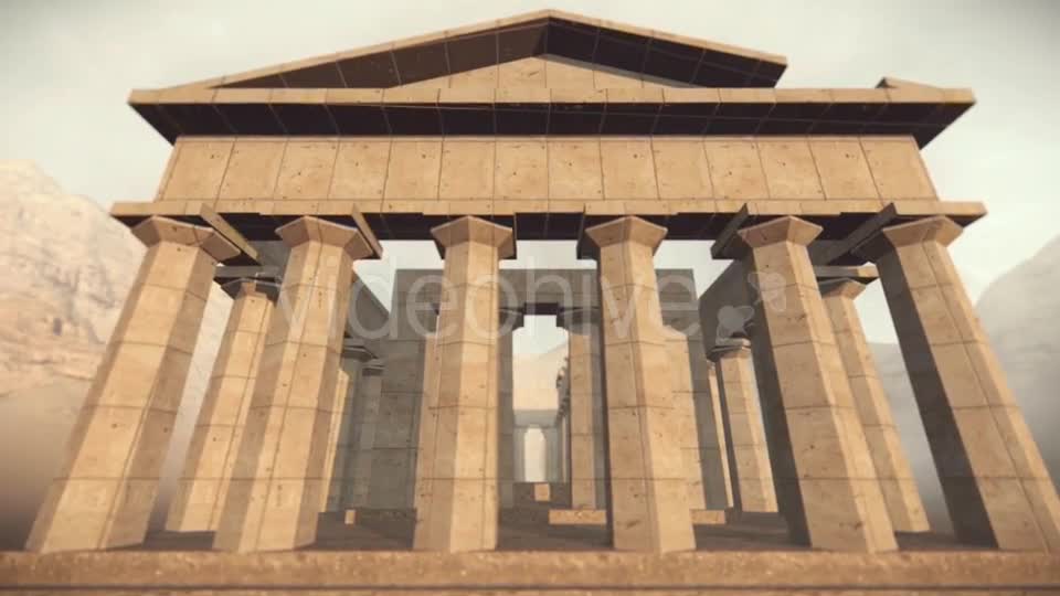 3D Ancient Greek Temple Videohive 16181044 Motion Graphics Image 1