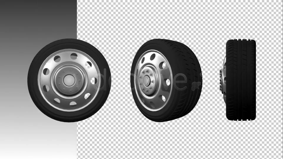 3D Animated Truck Wheel Videohive 7697200 Motion Graphics Image 5