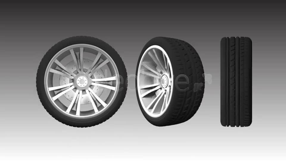 3D Animated Wheel 2 Videohive 6834668 Motion Graphics Image 1