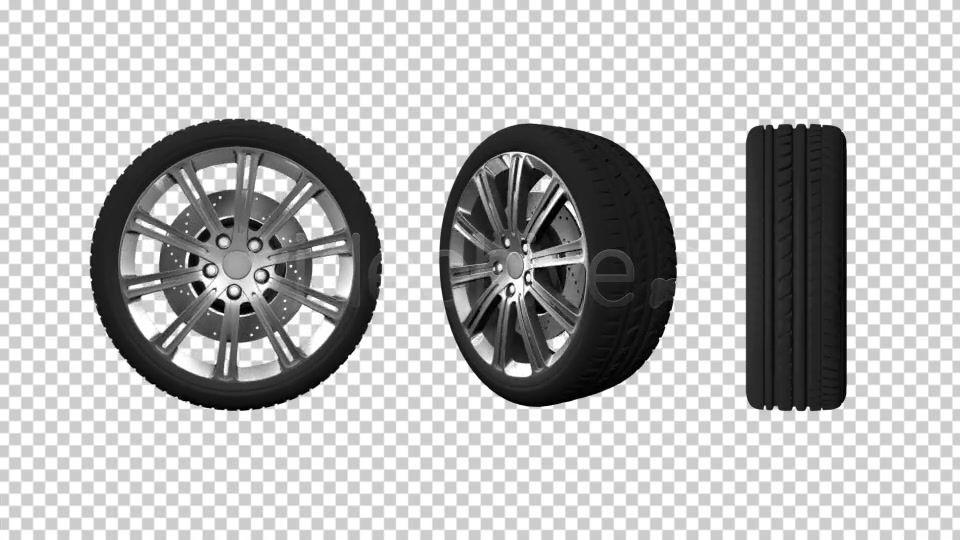 3D Animated Wheel 4 Videohive 7605298 Motion Graphics Image 5