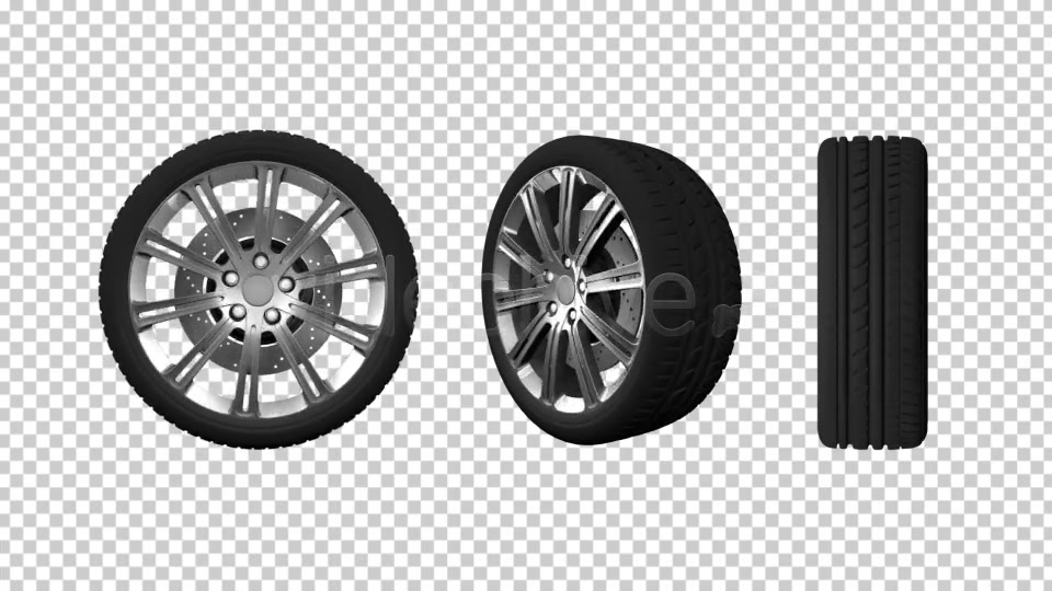3D Animated Wheel 4 Videohive 7605298 Motion Graphics Image 6