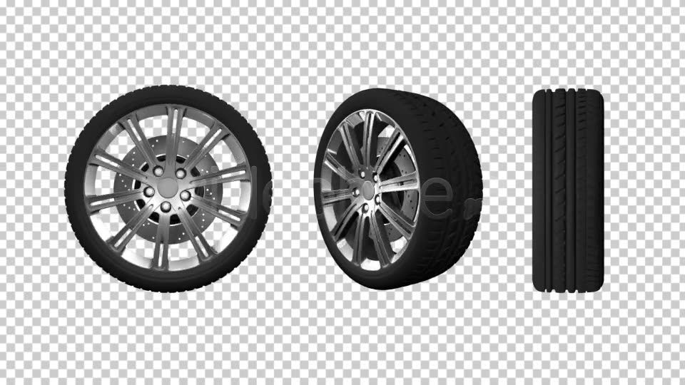 3D Animated Wheel 4 Videohive 7605298 Motion Graphics Image 7