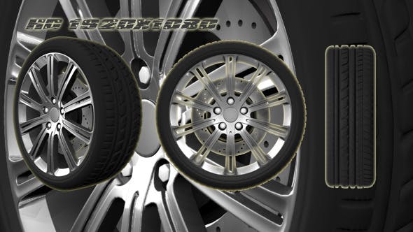 3D Animated Wheel 4 - Videohive Download 7605298