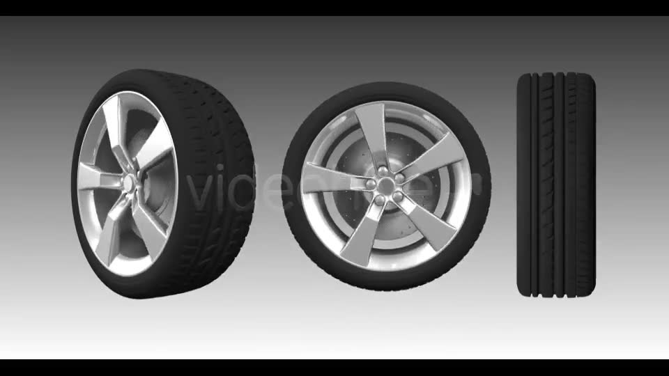 3D Animated Wheel Videohive 6481389 Motion Graphics Image 2