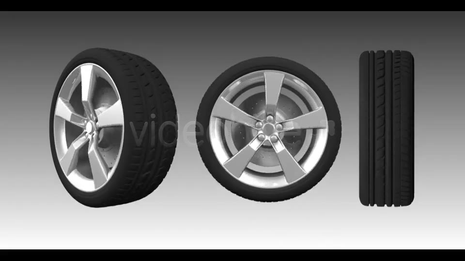 3D Animated Wheel Videohive 6481389 Motion Graphics Image 3