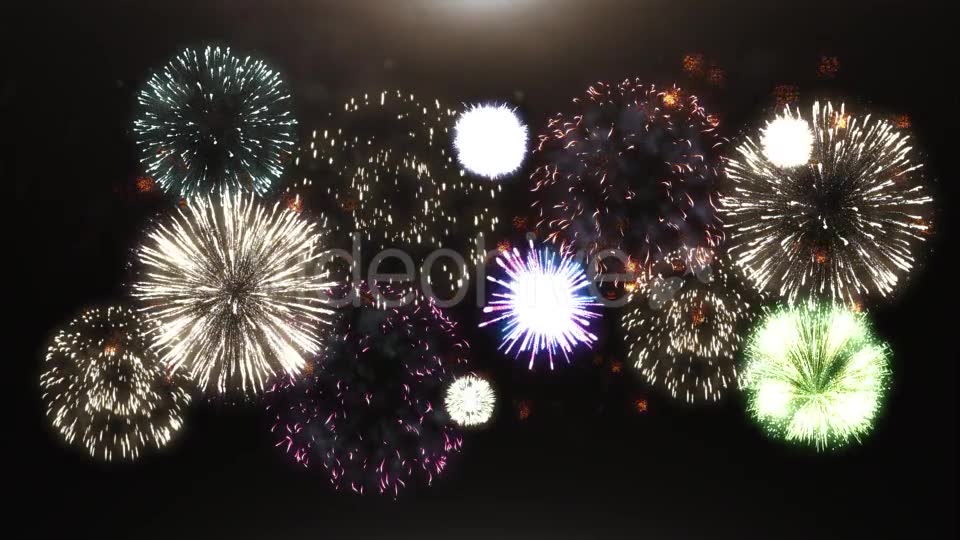 3D Animation of Fireworks Videohive 21183874 Motion Graphics Image 2