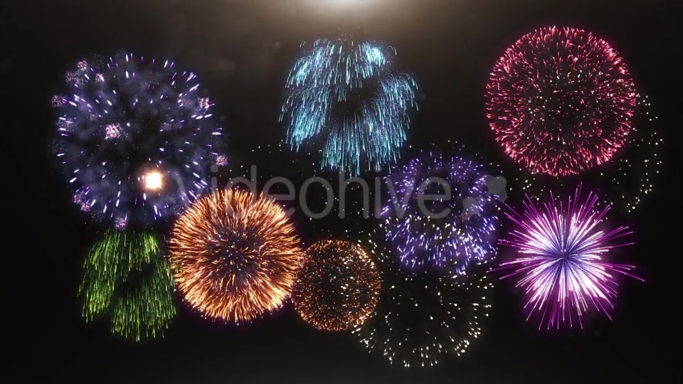 3D Animation of Fireworks Videohive 21183874 Motion Graphics Image 5