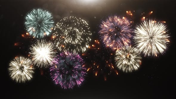 3D Animation of Fireworks - Videohive 21183874 Download