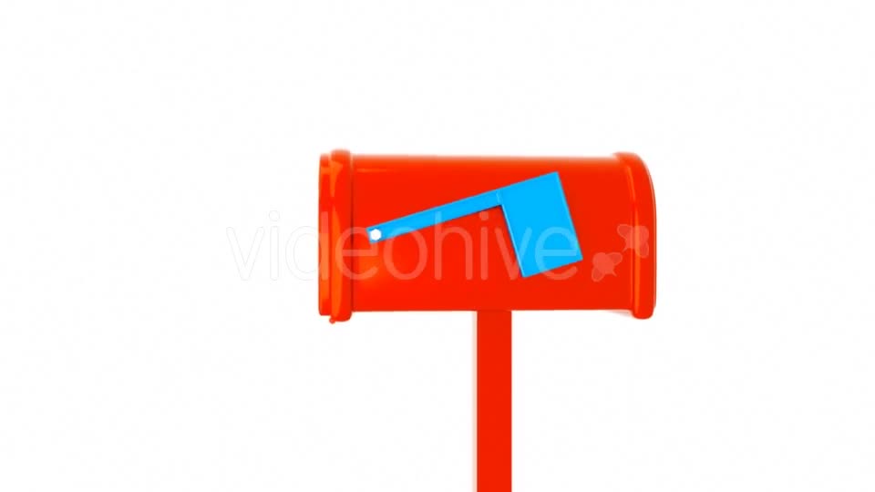 3D Animation Of Mailbox With Mail Videohive 17415404 Motion Graphics Image 1