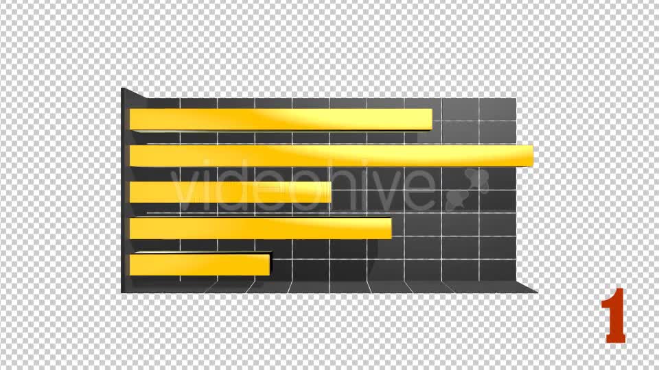 3D Bar Chart Growing 3 Scene Videohive 17922497 Motion Graphics Image 1