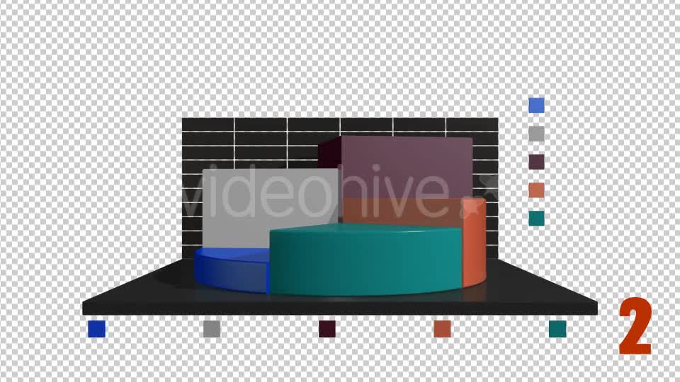 3D Bar Chart Growing 3 Scene Videohive 17922497 Motion Graphics Image 7