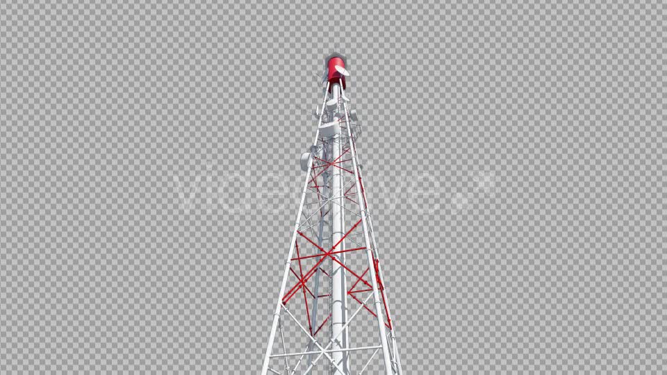 3D Broadcast Tower Videohive 19099719 Motion Graphics Image 1