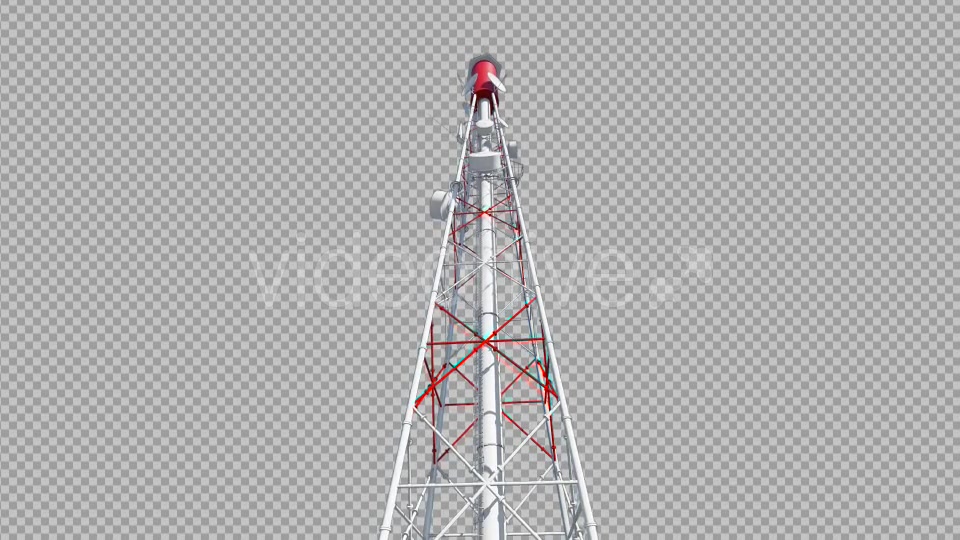 3D Broadcast Tower Videohive 19099719 Motion Graphics Image 3