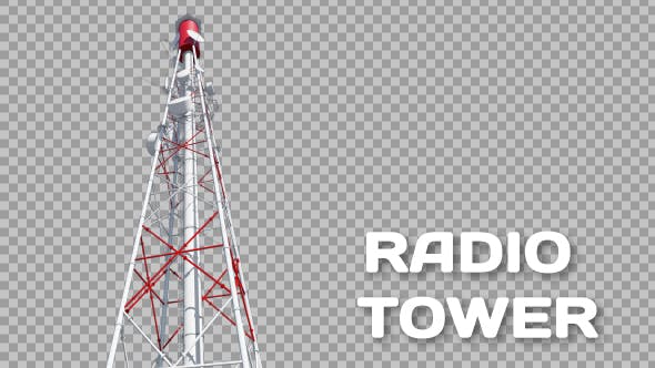 3D Broadcast Tower - 19099719 Videohive Download