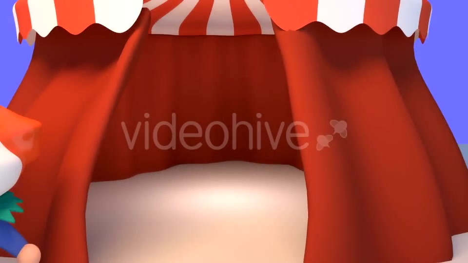 3D Cartoon Clown And Circus Tent Videohive 15705148 Motion Graphics Image 8